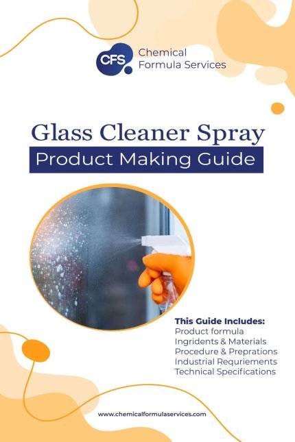 glass cleaner spray formula