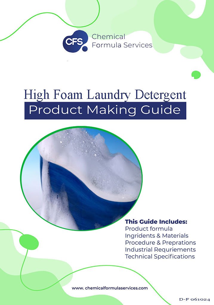 High Foam Laundry Detergent formula