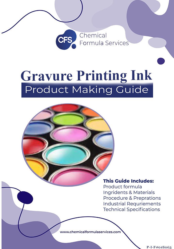 Gravure Printing Ink formulation