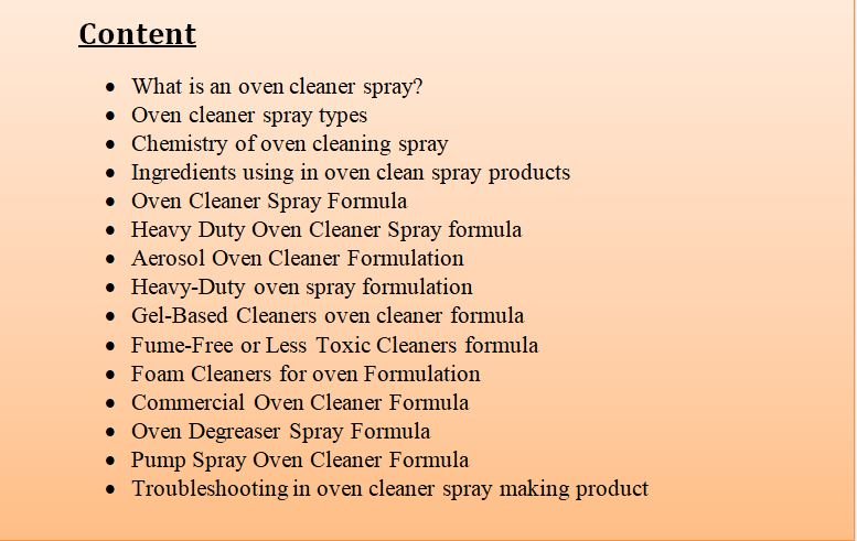Oven Cleaner Spray Formula - Image 2