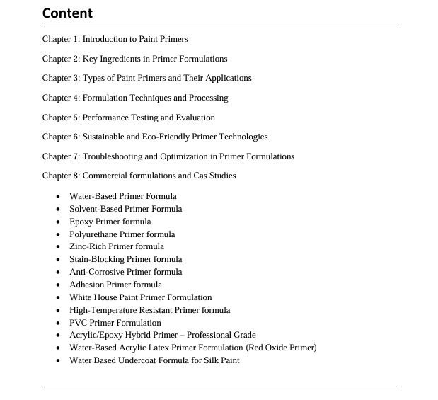 Paint Primers Formula - Image 2