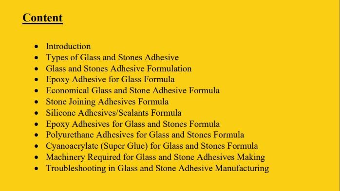 Glass and stone adhesive