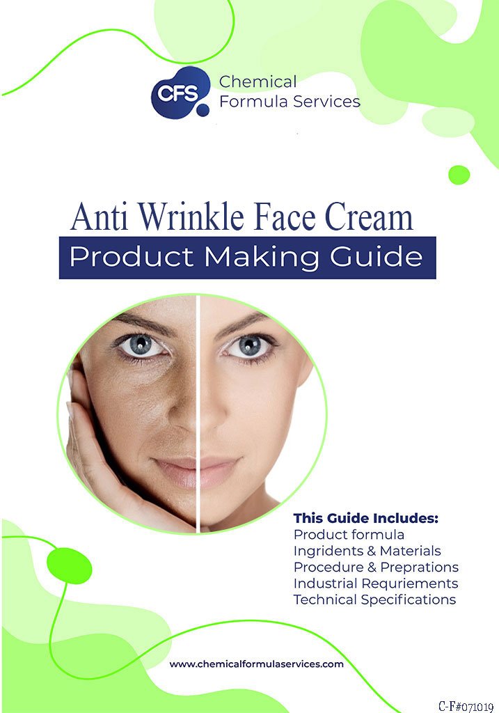 Anti-wrinkle face cream formula