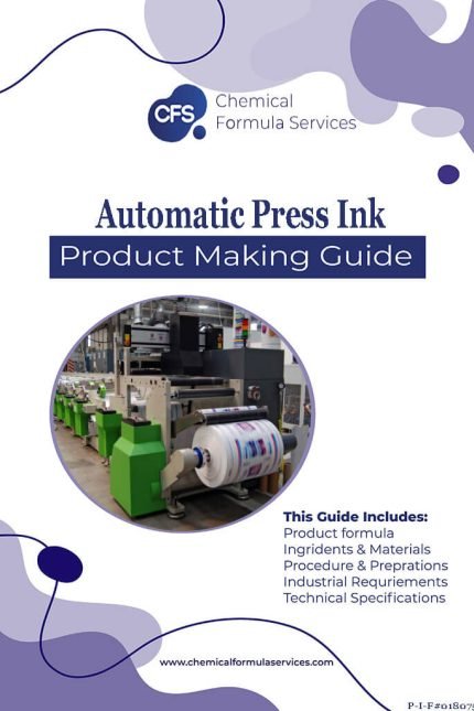 automatic press ink formula