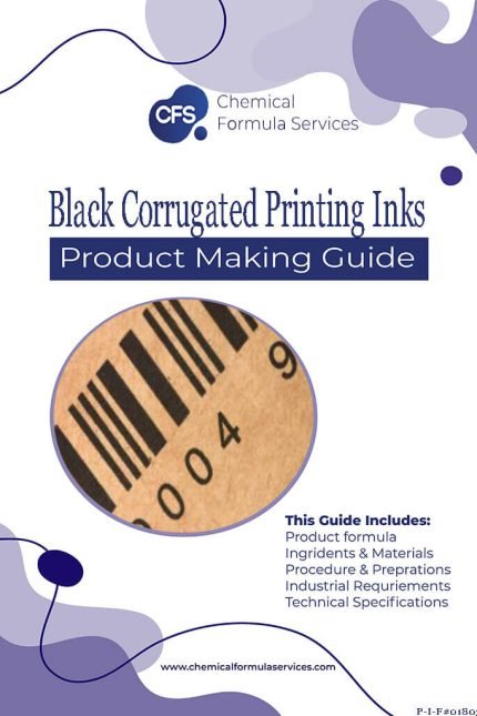 Black corrugated printing Ink formula