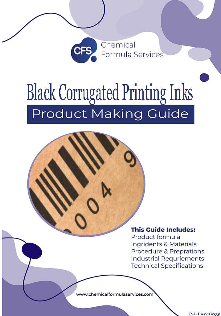 Black corrugated printing Ink formula