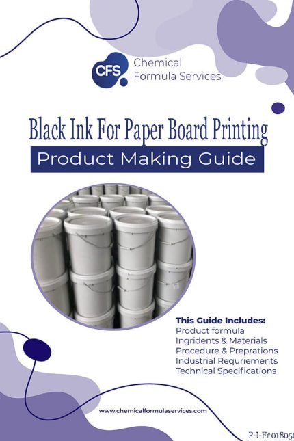 black ink for paper board printing formula