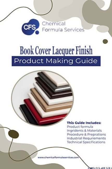 book cover lacquer finish on paper