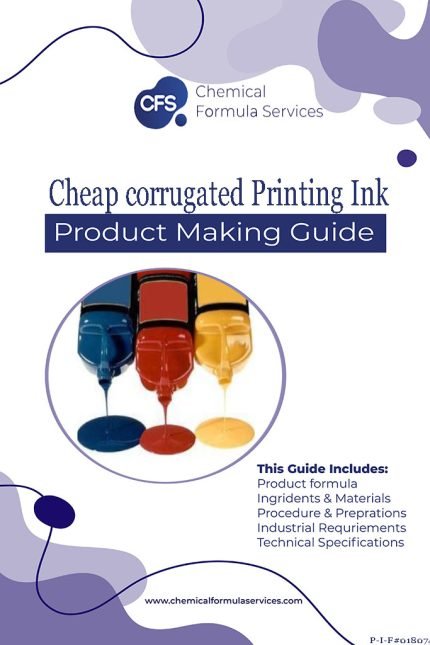 Cheap corrugated Printing Ink Formula