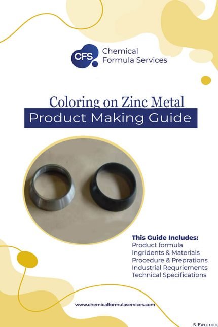 color deposit on zinc metal
