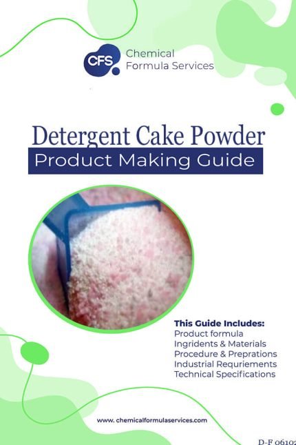 Detergent Cake Powder Formula