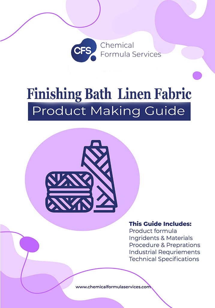 finishing bath for linen fabric