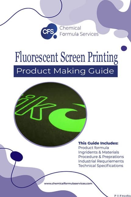 Fluorescent Screen Printing Formulation