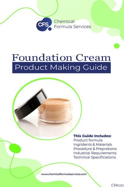 Foundation Cream formulation pdf