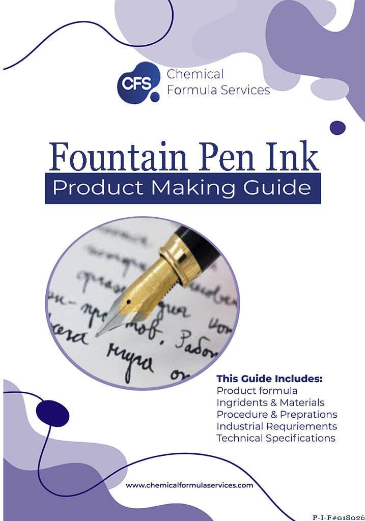 Fountain pen ink formula