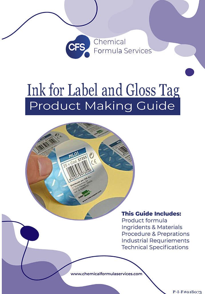 Ink formula for Label and Gloss Tag