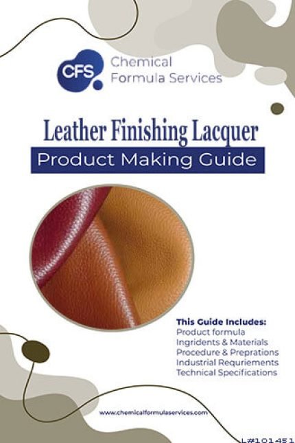Leather lacquer spray formulation