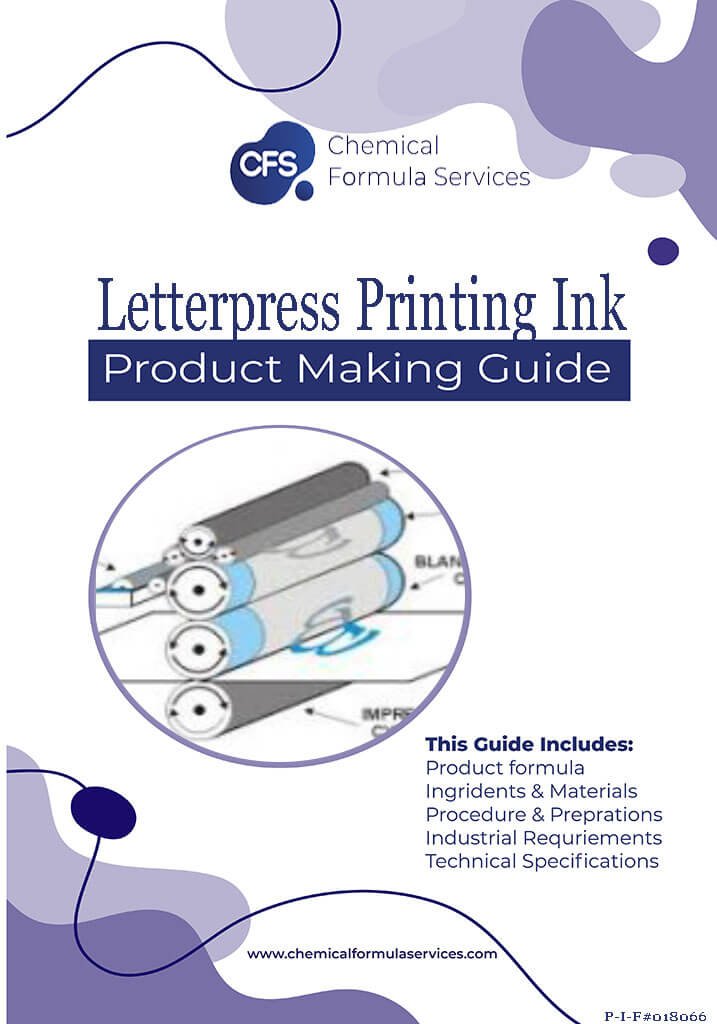 letterpress printing ink formula
