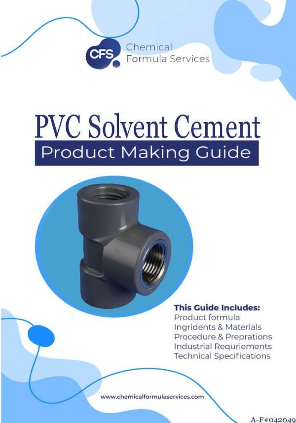 PVC solvent cement formulationPVC Solvent Cement Formulation - Chemical ...
