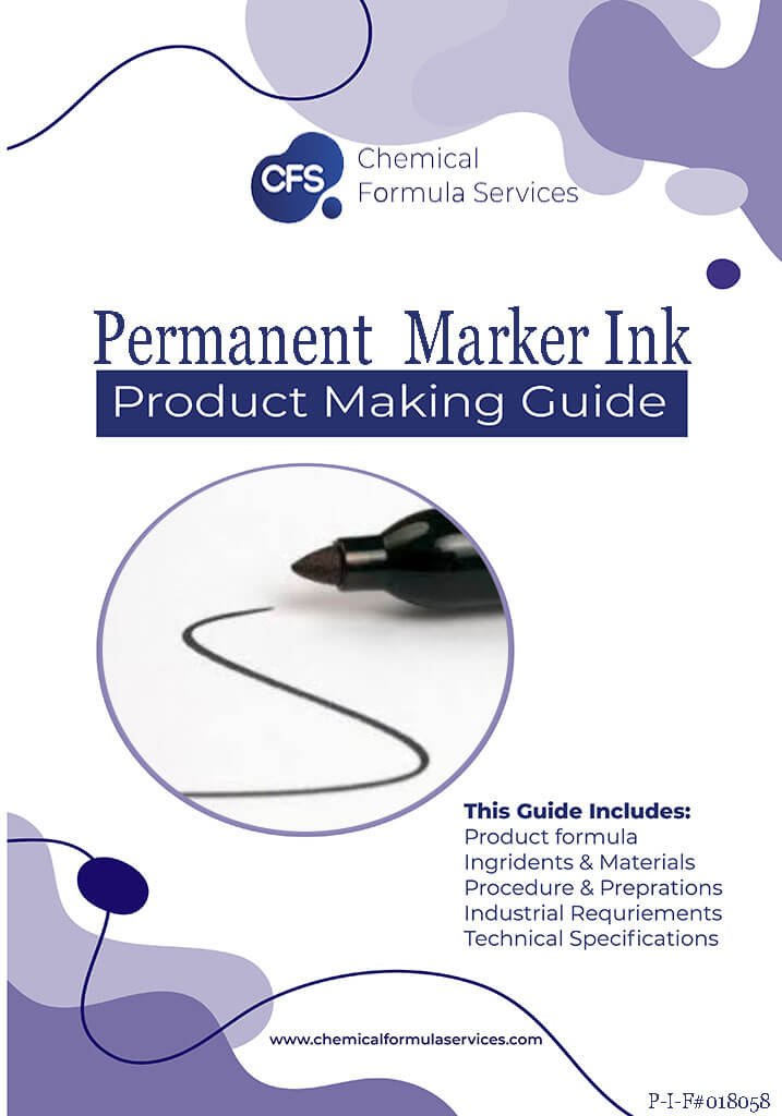 Permanent marker ink formulation