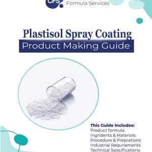 Plastisol spray coating formulation