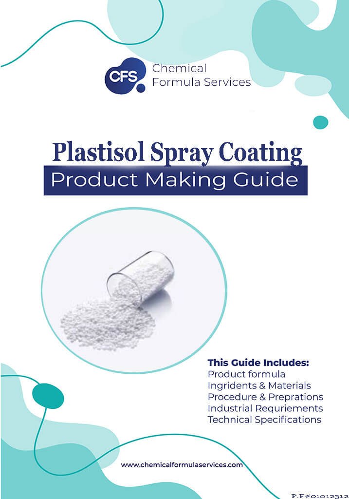 Plastisol spray coating formulation