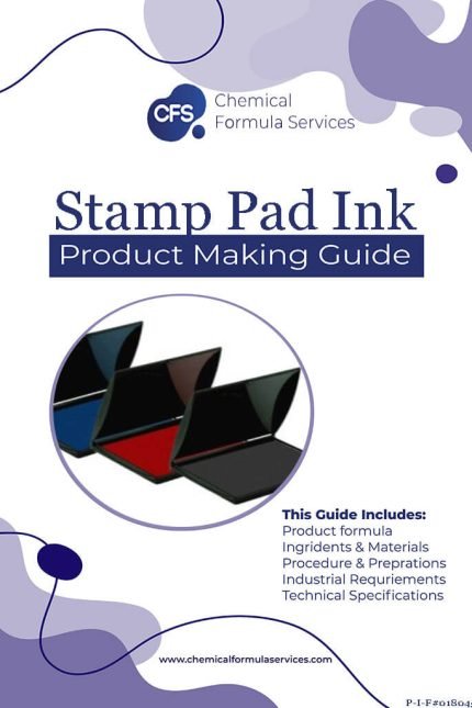 stamp pad multicolor ink formula
