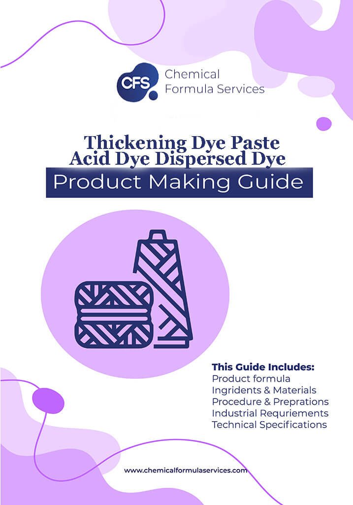 thickening dye paste formulation