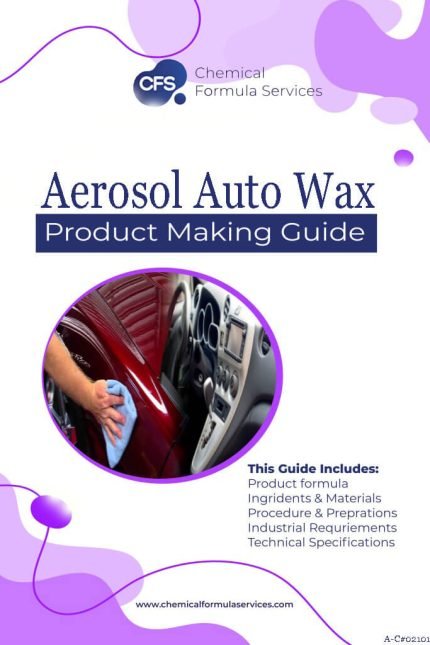 Aerosol auto wax spray