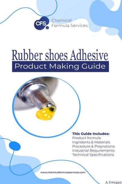 Rubber shoes adhesive formula