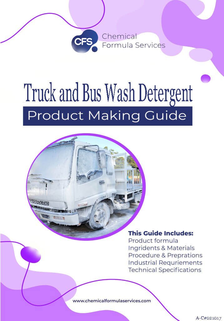 Heavy duty truck wash detergent
