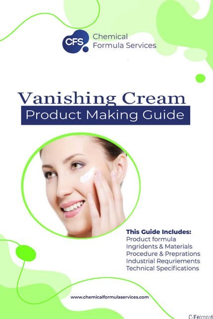 Vanishing Cream Making Formula