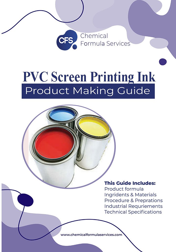 PVC screen printing inks formulation