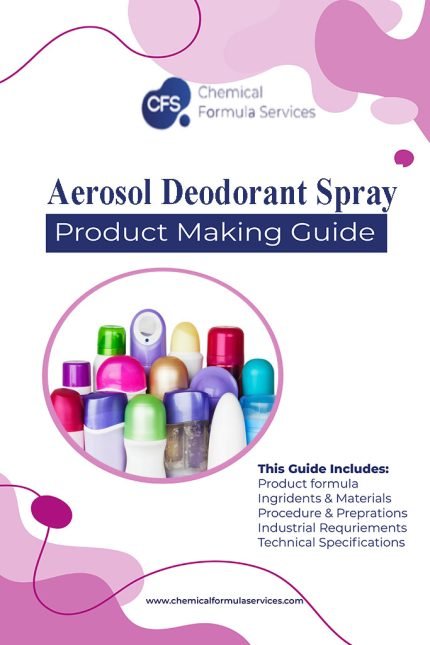 aerosol deodrant spray formulations