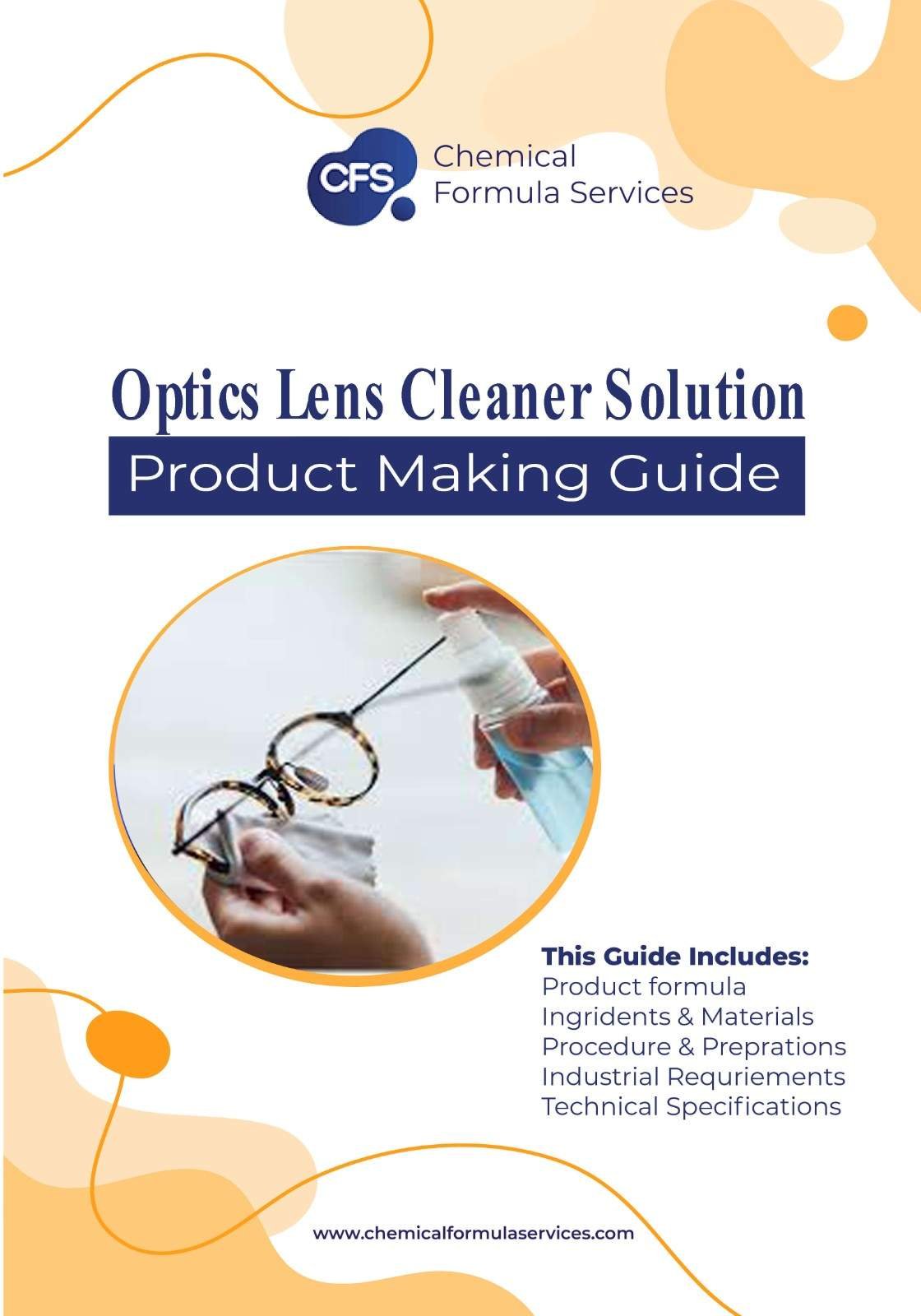 optic lens cleaning solution formula