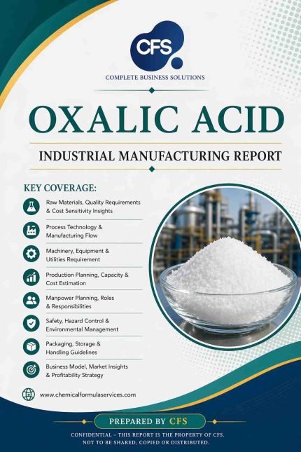 Oxalic Acid Industrial Manufacturing Report