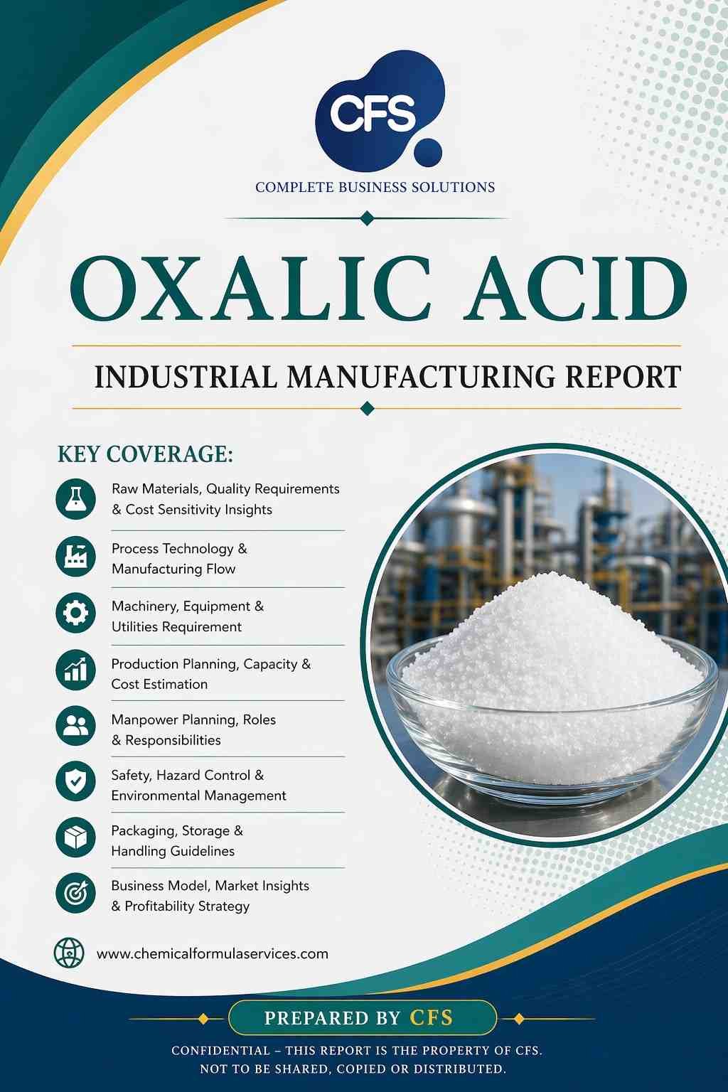 Oxalic Acid Industrial Manufacturing Report
