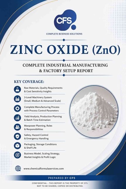 Zinc Oxide Manufacturing & Business Startup Guide